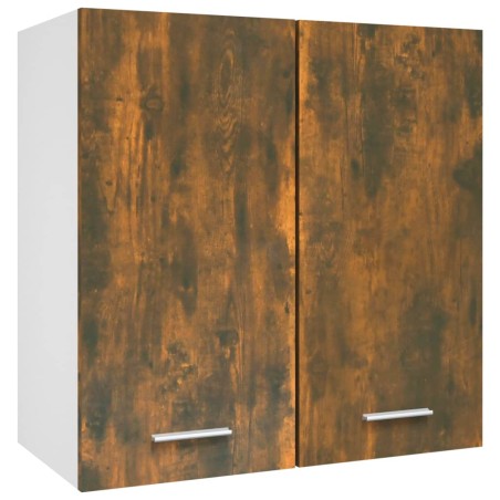 vidaXL Armario colgante madera de ingeniería roble ahumado 60x31x60 cm