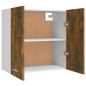 vidaXL Armario colgante madera de ingeniería roble ahumado 60x31x60 cm vidaXL Armario colgante madera de ingeniería roble ahumado 60x31x60 cm