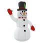 vidaXL Muñeco de nieve inflable con LEDs 300 cm vidaXL Muñeco de nieve inflable con LEDs 300 cm