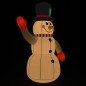 vidaXL Muñeco de nieve inflable con LEDs 300 cm vidaXL Muñeco de nieve inflable con LEDs 300 cm