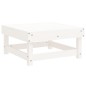 vidaXL Juego de muebles de jardín 7 pzas madera maciza de pino blanco vidaXL Juego de muebles de jardín 7 pzas madera maciza de pino blanco