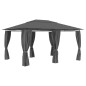 vidaXL Carpa de jardín con cortinas gris antracita 4x3 m vidaXL Carpa de jardín con cortinas gris antracita 4x3 m