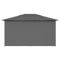 vidaXL Carpa de jardín con cortinas gris antracita 4x3 m vidaXL Carpa de jardín con cortinas gris antracita 4x3 m