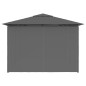 vidaXL Carpa de jardín con cortinas gris antracita 4x3 m vidaXL Carpa de jardín con cortinas gris antracita 4x3 m