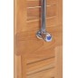 vidaXL Ducha de jardín de teca maciza 70x75x204 cm vidaXL Ducha de jardín de teca maciza 70x75x204 cm