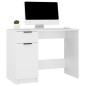 vidaXL Escritorio de madera contrachapada blanco 100x50x75 cm vidaXL Escritorio de madera contrachapada blanco 100x50x75 cm