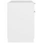 vidaXL Escritorio de madera contrachapada blanco 100x50x75 cm vidaXL Escritorio de madera contrachapada blanco 100x50x75 cm