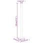 vidaXL Toldo lateral retráctil para patio gris 200x300 cm vidaXL Toldo lateral retráctil para patio gris 200x300 cm