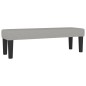 vidaXL Cama box spring con colchón tela gris claro 140x190 cm vidaXL Cama box spring con colchón tela gris claro 140x190 cm