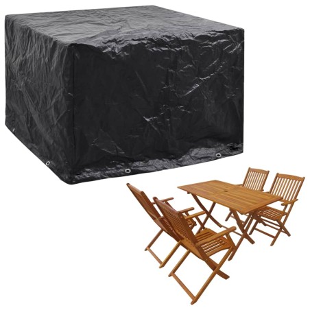 vidaXL Cubierta para muebles de jardín 8 ojales 122x112x98 cm