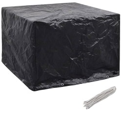 vidaXL Cubierta para muebles de jardín 8 ojales 122x112x98 cm