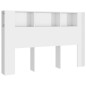 vidaXL Mueble cabecero blanco brillante 160x18,5x104,5 cm vidaXL Mueble cabecero blanco brillante 160x18,5x104,5 cm