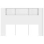 vidaXL Mueble cabecero blanco brillante 160x18,5x104,5 cm vidaXL Mueble cabecero blanco brillante 160x18,5x104,5 cm