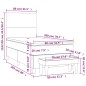 vidaXL Cama box spring con colchón tela gris claro 80x200 cm vidaXL Cama box spring con colchón tela gris claro 80x200 cm