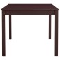 vidaXL Mesa de comedor de madera de pino marrón oscuro 180x90x73 cm vidaXL Mesa de comedor de madera de pino marrón oscuro 180x90x73 cm