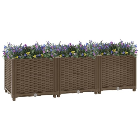 vidaXL Arriate 120x40x38 cm polipropileno