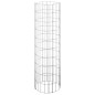 vidaXL Poste circular de gaviones acero galvanizado Ø30x100 cm