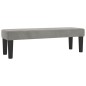 vidaXL Cama box spring con colchón terciopelo gris claro 180x200 cm vidaXL Cama box spring con colchón terciopelo gris claro 180x200 cm
