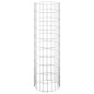 vidaXL Poste circular de gaviones acero galvanizado Ø30x100 cm