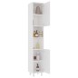 vidaXL Armario de baño madera contrachapada blanco 30x30x179 cm vidaXL Armario de baño madera contrachapada blanco 30x30x179 cm
