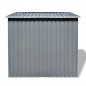vidaXL Caseta de jardín de metal gris vidaXL Caseta de jardín de metal gris