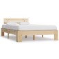 vidaXL Estructura de cama de madera maciza de pino 140x200 cm vidaXL Estructura de cama de madera maciza de pino 140x200 cm