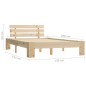 vidaXL Estructura de cama de madera maciza de pino 140x200 cm vidaXL Estructura de cama de madera maciza de pino 140x200 cm
