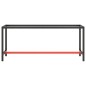 vidaXL Estructura banco de trabajo metal negro y rojo mate 190x50x79cm vidaXL Estructura banco de trabajo metal negro y rojo mate 190x50x79cm
