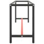 vidaXL Estructura banco de trabajo metal negro y rojo mate 190x50x79cm vidaXL Estructura banco de trabajo metal negro y rojo mate 190x50x79cm