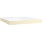 vidaXL Cama box spring colchón y LED cuero sintético crema 180x200 cm vidaXL Cama box spring colchón y LED cuero sintético crema 180x200 cm
