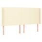 vidaXL Cama box spring colchón y LED cuero sintético crema 180x200 cm vidaXL Cama box spring colchón y LED cuero sintético crema 180x200 cm