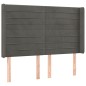 vidaXL Cama box spring colchón y LED terciopelo gris oscuro 140x200 cm vidaXL Cama box spring colchón y LED terciopelo gris oscuro 140x200 cm