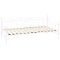 vidaXL Estructura de cama de metal blanco 90x200 cm