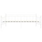vidaXL Estructura de cama de metal blanco 90x200 cm
