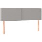 vidaXL Cama box spring con colchón tela gris claro 140x190 cm vidaXL Cama box spring con colchón tela gris claro 140x190 cm