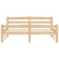 vidaXL Estructura de cama de madera de pino maciza 140x200 cm vidaXL Estructura de cama de madera de pino maciza 140x200 cm
