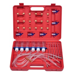 vidaXL Caudalímetro para Common Rail Diesel con juego de adaptadores