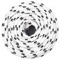 vidaXL Cuerda para barco trenzada poliéster blanco 6 mmx100 m vidaXL Cuerda para barco trenzada poliéster blanco 6 mmx100 m