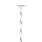 vidaXL Cuerda para barco trenzada poliéster blanco 6 mmx100 m vidaXL Cuerda para barco trenzada poliéster blanco 6 mmx100 m