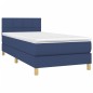 vidaXL Cama box spring con colchón tela azul 80x200 cm vidaXL Cama box spring con colchón tela azul 80x200 cm