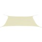 vidaXL Toldo de vela rectangular tela Oxford color crema 4x6 m vidaXL Toldo de vela rectangular tela Oxford color crema 4x6 m