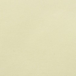 vidaXL Toldo de vela rectangular tela Oxford color crema 4x6 m 