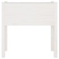 vidaXL Jardineras 2 uds madera maciza de pino blanco 70x31x70 cm