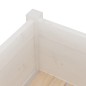 vidaXL Jardineras 2 uds madera maciza de pino blanco 70x31x70 cm