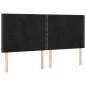 vidaXL Cama box spring colchón y LED terciopelo negro 200x200 cm vidaXL Cama box spring colchón y LED terciopelo negro 200x200 cm