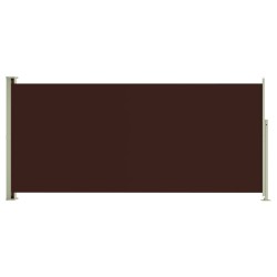 vidaXL Toldo lateral retráctil de jardín marrón 140x300 cm