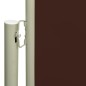 vidaXL Toldo lateral retráctil de jardín marrón 140x300 cm vidaXL Toldo lateral retráctil de jardín marrón 140x300 cm