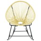vidaXL Silla de jardín Acapulco ratán sintético beige vidaXL Silla de jardín Acapulco ratán sintético beige