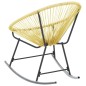 vidaXL Silla de jardín Acapulco ratán sintético beige vidaXL Silla de jardín Acapulco ratán sintético beige