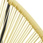 vidaXL Silla de jardín Acapulco ratán sintético beige vidaXL Silla de jardín Acapulco ratán sintético beige